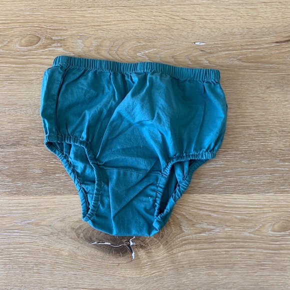 Baby Gap ,Blue/Green Corduroy Dress with panties and pantyhose. Size 6-12 M - Picture 5 of 6